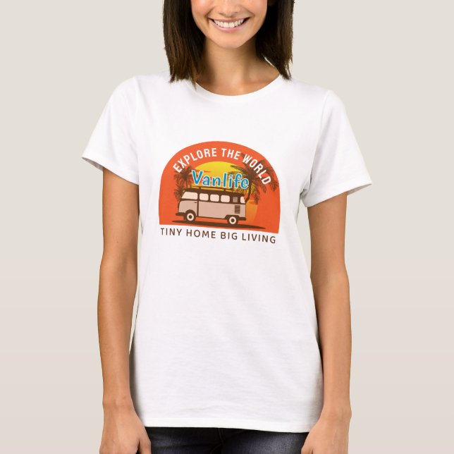 Vanlife explore the world T-Shirt (Front)