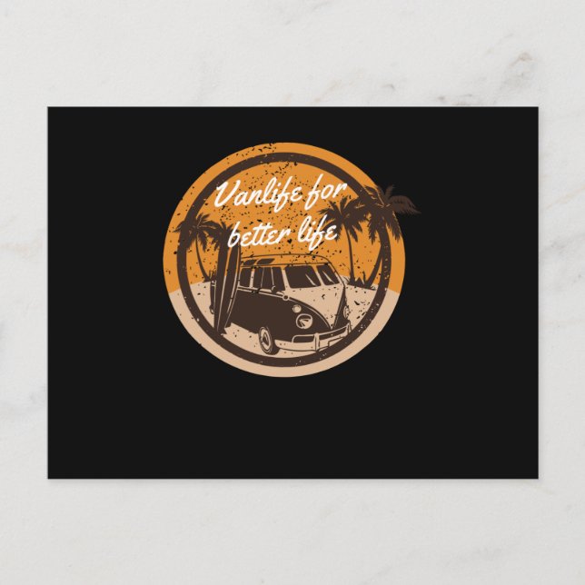 Vanlife for Better Life Postcard (Front)