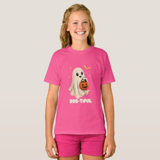 VANOSTÈ Boo-tiful Cute Ghost Graphic T-Shirt | Hal