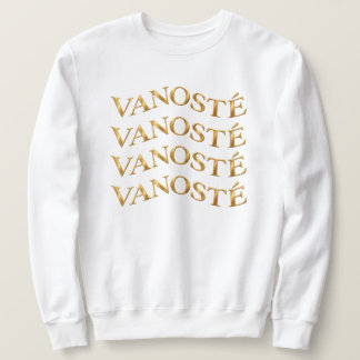 VANOSTÈ Logo – Minimalist Gold Typography  Sweatshirt