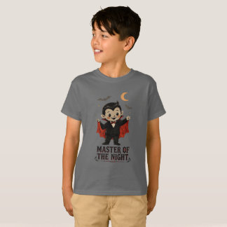 VANOSTÈ Master of the Night Cute Vampire Graphic  T-Shirt