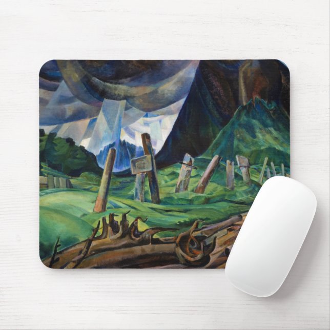 Vanquished, 1930 by Emily Carr Mouse Pad (With Mouse)