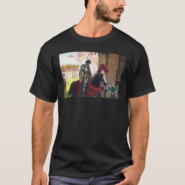 Vanquished, by Edmund Blair Leighton T-Shirt (Front)
