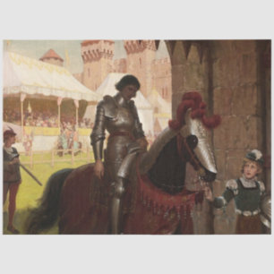 “Vanquished” by Edmund Blair Leighton Tissue Paper
