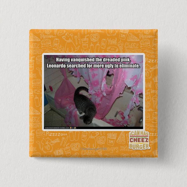 Vanquished the dreaded pink 2 inch square button (Front)