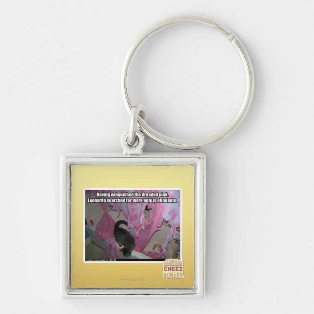 Vanquished the dreaded pink keychain (Front)
