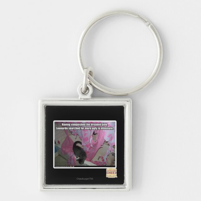 Vanquished the dreaded pink keychain (Front)