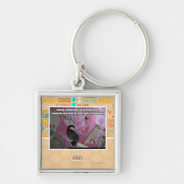 Vanquished the dreaded pink keychain (Front)