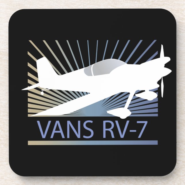 Vans RV-7 Airplane Coaster (Front)