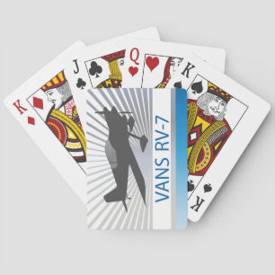 Vans RV-7 Airplane Playing Cards