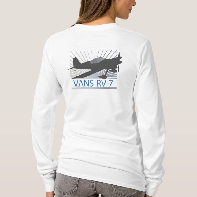 Vans RV-7 Airplane T-Shirt (Back)