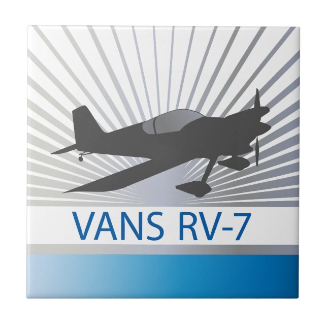 Vans RV-7 Airplane Tile (Front)