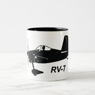 Vans RV-7 Caricature Two-Tone Coffee Mug