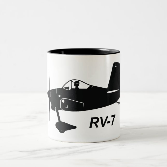 Vans RV-7 Caricature Two-Tone Coffee Mug (Center)