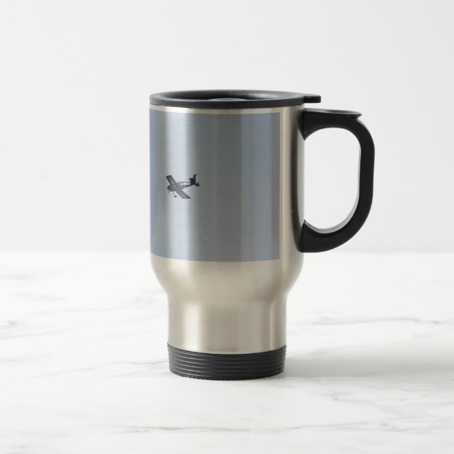 Vans RV-7 Light Airplane Travel Mug (Right)