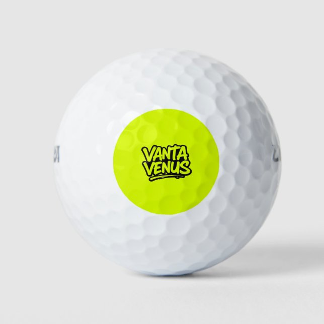 Vanta Venus Wilson Golf Ball 3-pack (Front)