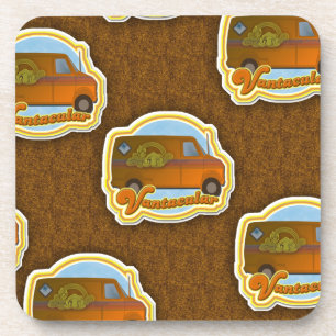 Vantacular fantastic Van Shag Pattern Coaster