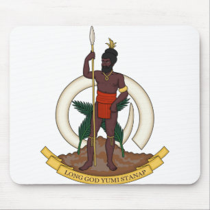 vanuatu emblem mouse pad