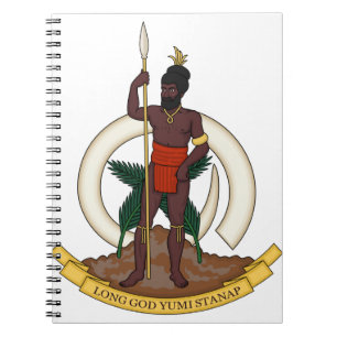 vanuatu emblem notebook