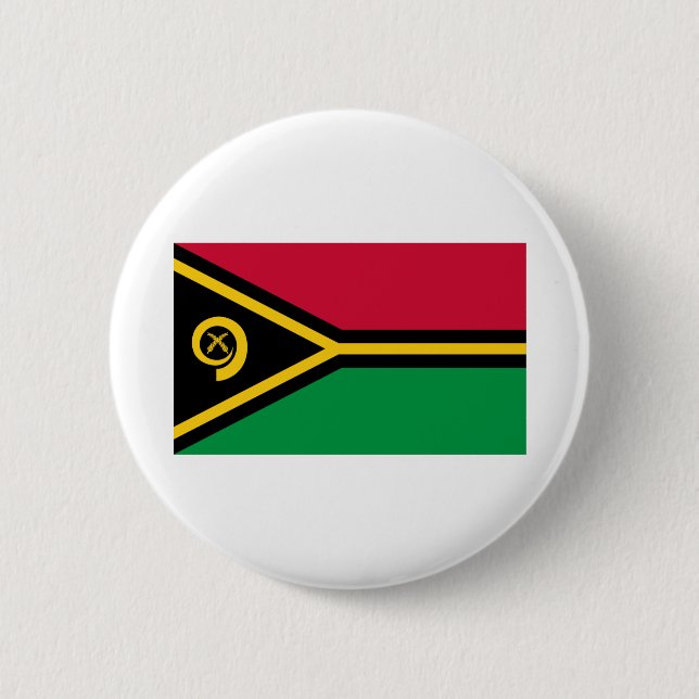 Vanuatu Flag 2 Inch Round Button (Front)