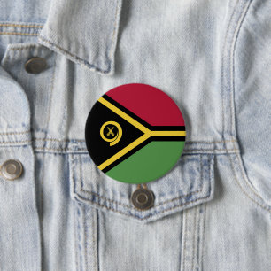 Vanuatu flag 3 inch round button
