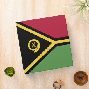 Vanuatu flag binder