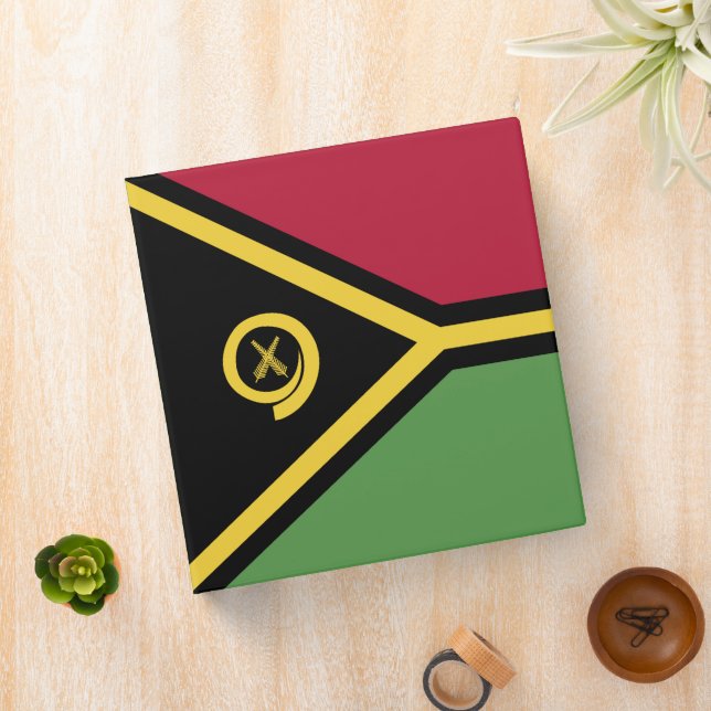 Vanuatu flag binder (In Situ)
