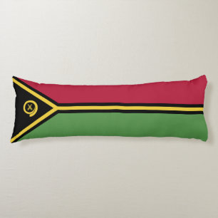 Vanuatu flag body pillow