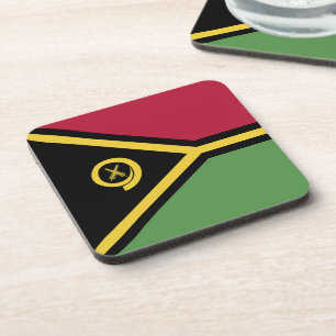 Vanuatu flag coaster