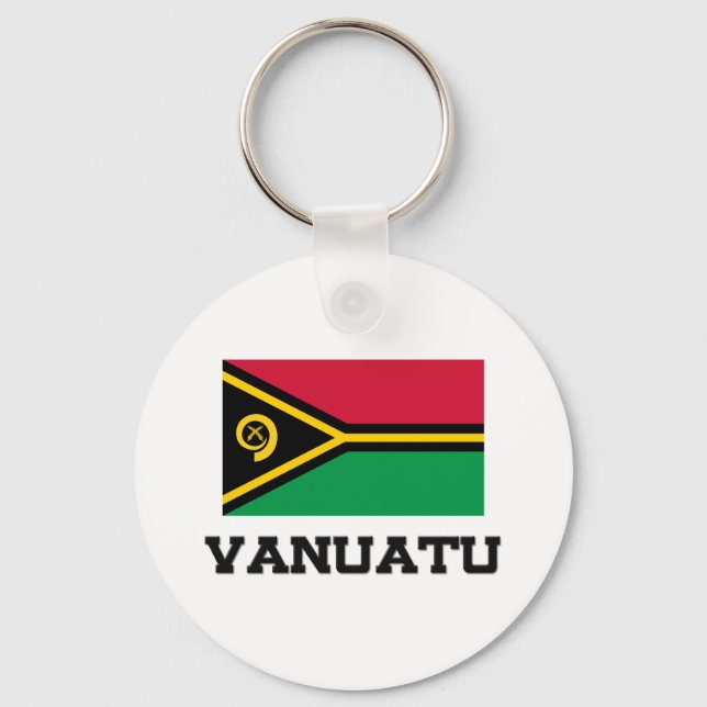 Vanuatu Flag Keychain (Front)