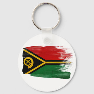 Vanuatu Flag Keychain