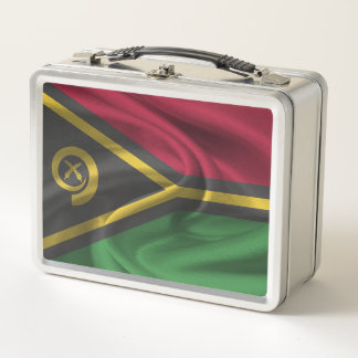 Vanuatu Flag Metal Lunch Box