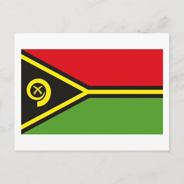 Vanuatu Flag Postcard (Front)