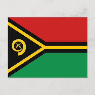 Vanuatu Flag Postcard