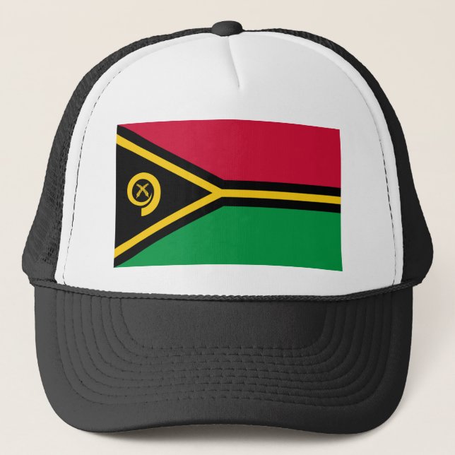 Vanuatu Flag Trucker Hat (Front)