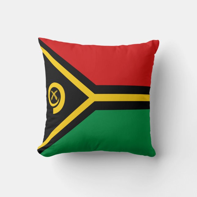Vanuatu Flag x Flag Pillow (Front)