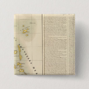 Vanuatu Oceania no 39 2 Inch Square Button
