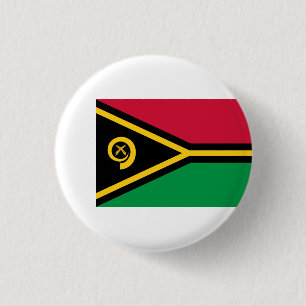 Vanuatuan Flag, Flag of Vanuatu 1 Inch Round Button