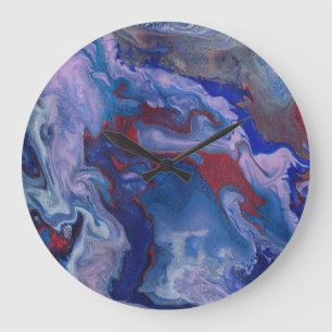 Vape Abstract Clock
