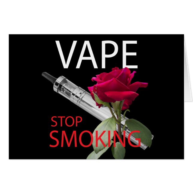 Vape. Arrêtez de fumer (Devant horizontal)