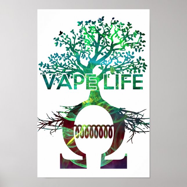 Vape Life Poster White BG (Front)