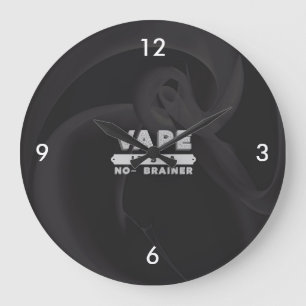 Vape No Brainer Large Clock