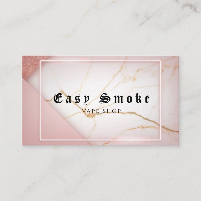 Vape Shop Business Card (Front)