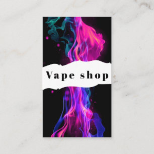 Vape Shop Fumer Carte de visite de cigarettes