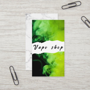 Vape Shop Fumer Carte de visite de cigarettes