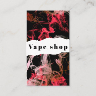 Vape Shop Fumer Carte de visite de cigarettes