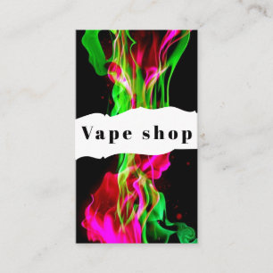 Vape Shop Fumer Carte de visite de cigarettes