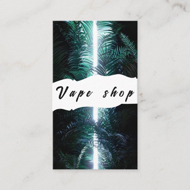 Vape Shop Fumer Carte de visite de cigarettes (Devant)
