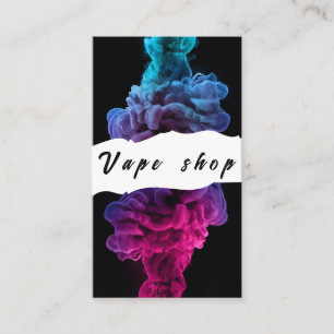 Vape Shop Fumer Carte de visite de cigarettes
