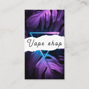 Vape Shop Fumer Carte de visite de cigarettes